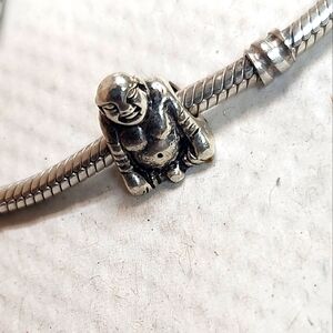 Authentic Chamilia sterling silver Buddha charm
